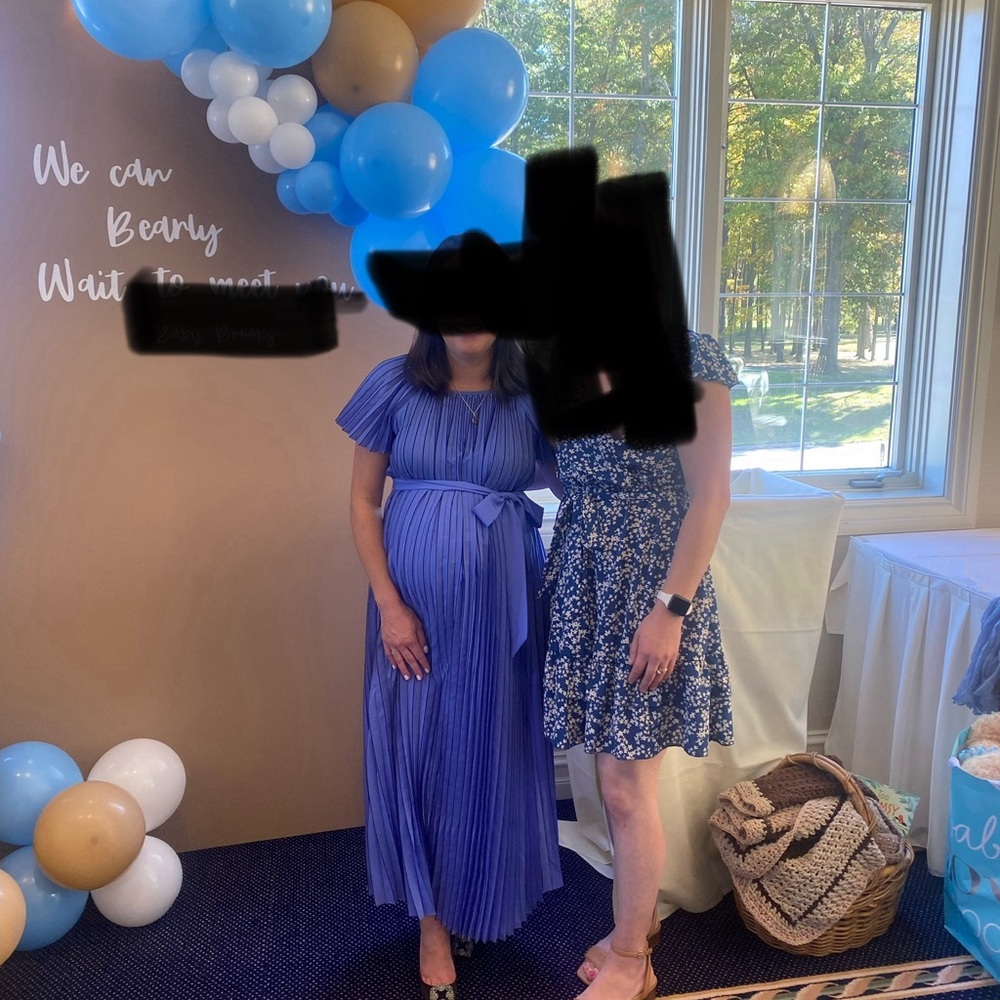 Current air maternity Pleated Dress